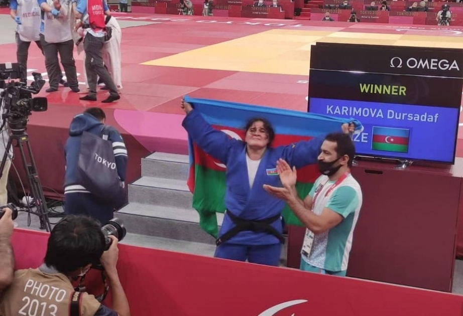 Female judoka Karimova bags Azerbaijan’s ninth gold at Tokyo Paralympics