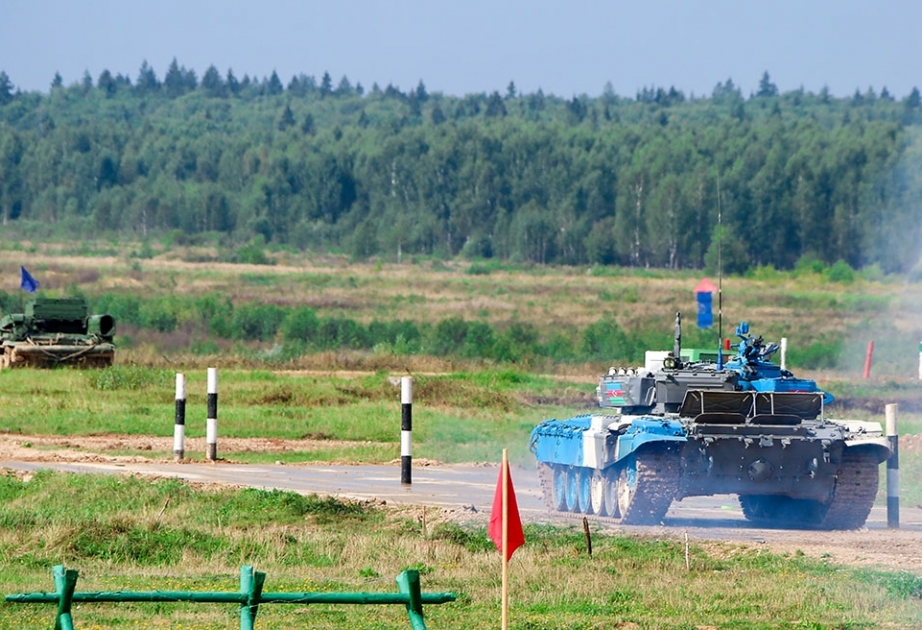 Tankçılarımız “Tank biatlonu” müsabiqəsində yarımfinal mərhələsinə vəsiqə qazanıblar