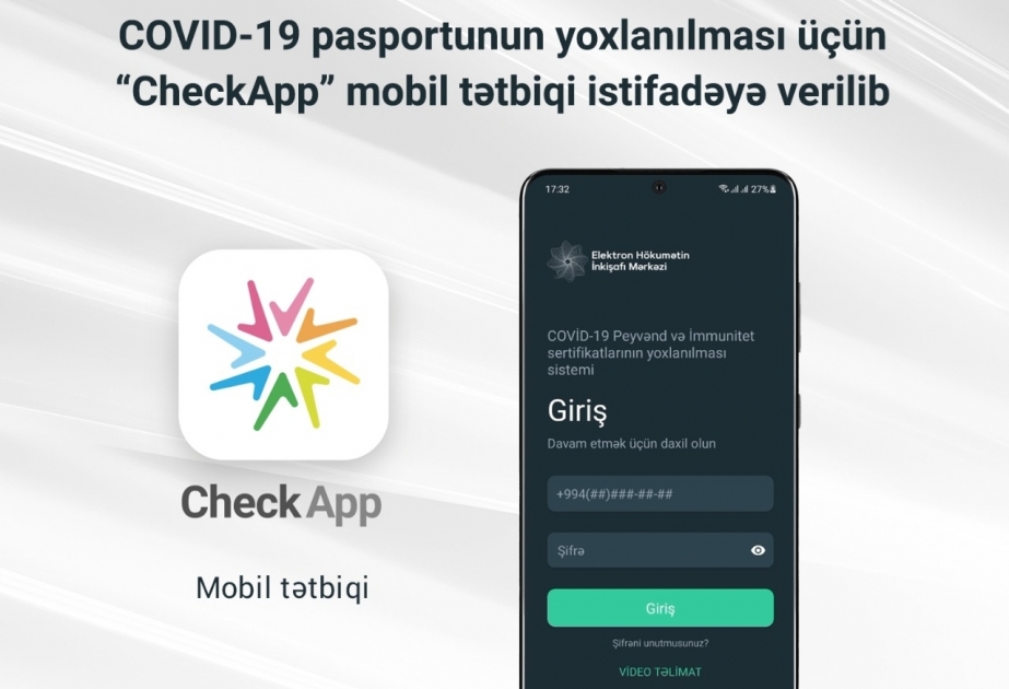 Se lanza la aplicación de verificación de pasaportes COVID en Azerbaiyán