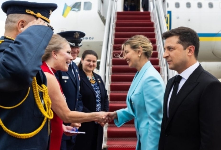Ukrainian President arrives in US on working visit