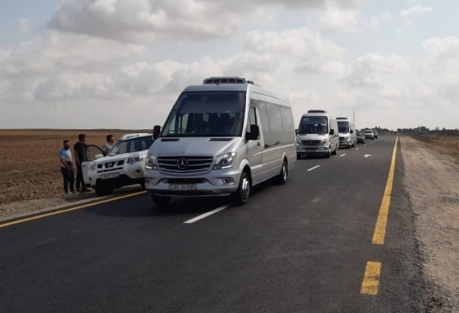 Los medios de comunicación de los Estados miembros y observadores del Consejo Turco efectúan una gira por los territorios liberados de Azerbaiyán