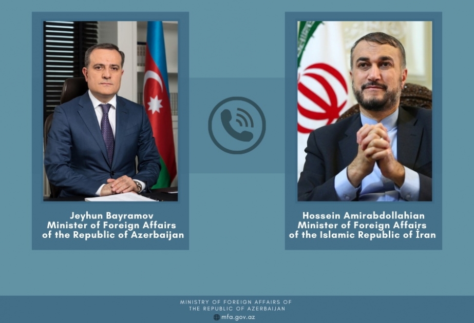 Azərbaycan və İran XİN rəhbərləri arasında telefon danışığı olub