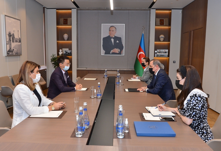 Außenminister Bayramov trifft Leiter des Büros von British Council in Aserbaidschan