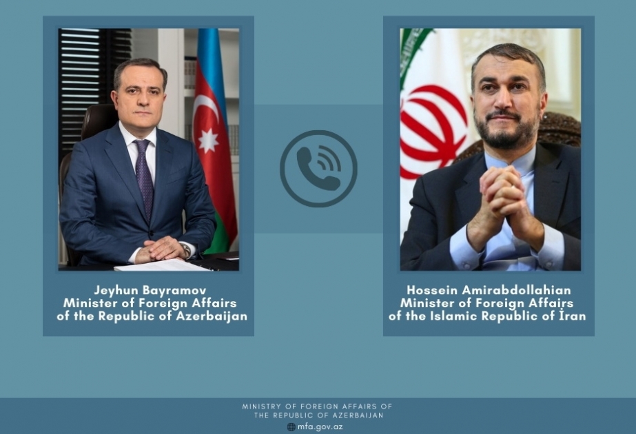 Les chefs de la diplomatie azerbaïdjanaise et iranienne ont eu un entretien téléphonique