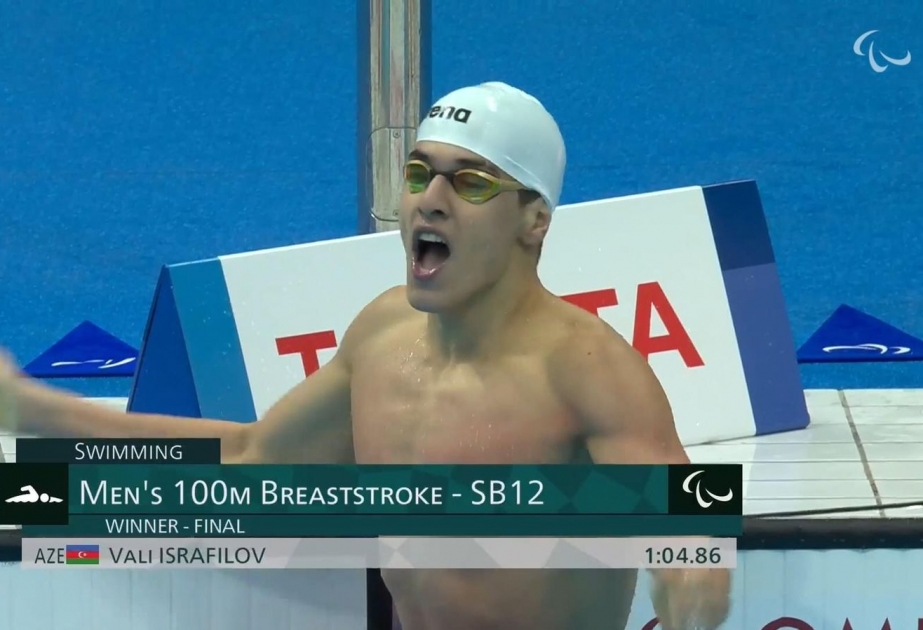 Üzgüçümüz Vəli İsrafilov “Tokio-2020”də Azərbaycana 11-ci qızıl medalı qazandırıb