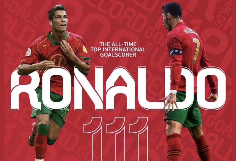 Ronaldo scores twice against Ireland to set, extend all-time int'l scoring record