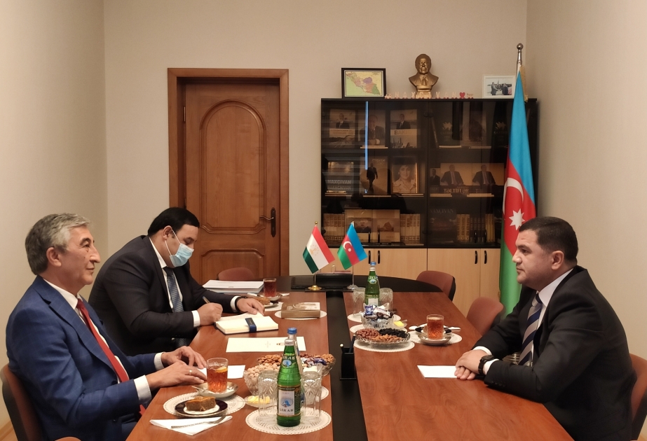 Naxçıvanın Bakıdakı daimi nümayəndəliyində Tacikistanın Azərbaycandakı səfiri ilə görüş keçirilib