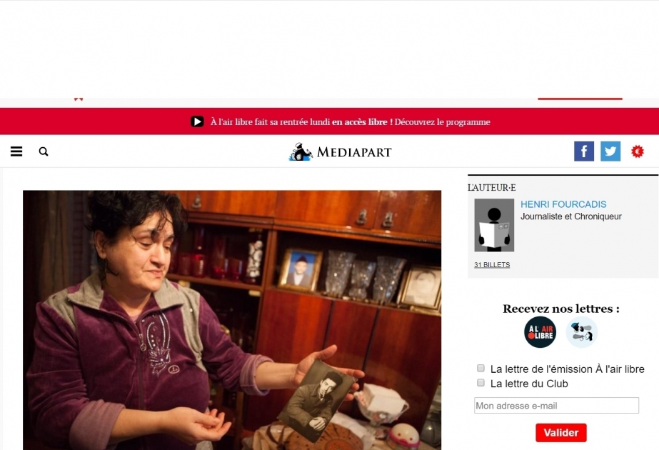 Portal francés: “Armenia debe ser castigada por los 4 mil azerbaiyanos tomados como rehenes y desaparecidos”