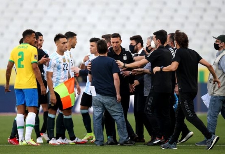 Braziliya yığması ilə oyun zamanı Argentina millisinin dörd futbolçusu saxlanılıb