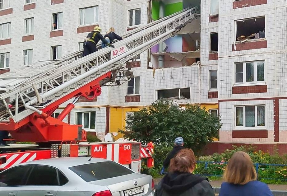 Rusiyada qaz sızması nəticəsində yaşayış binasında partlayış baş verib