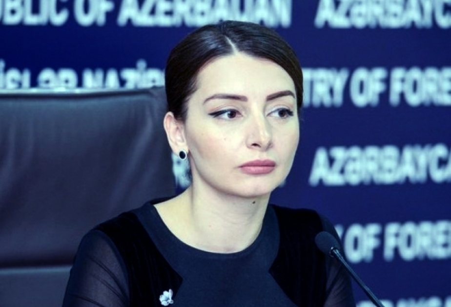 Leyla Abdullayeva: Beynəlxalq sərhədləri çərçivəsindəki ərazisində müxtəlif təlimlər keçirmək hər bir dövlətin suveren hüququdur