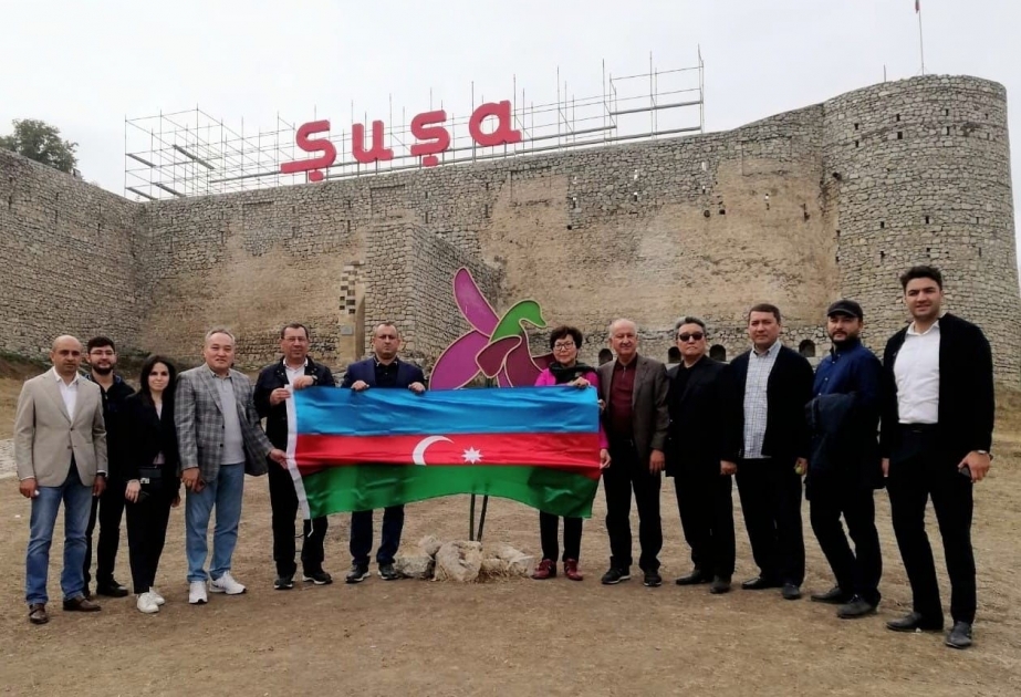 Qazaxıstan parlamentinin nümayəndə heyəti Şuşa və Füzuli şəhərlərində olub