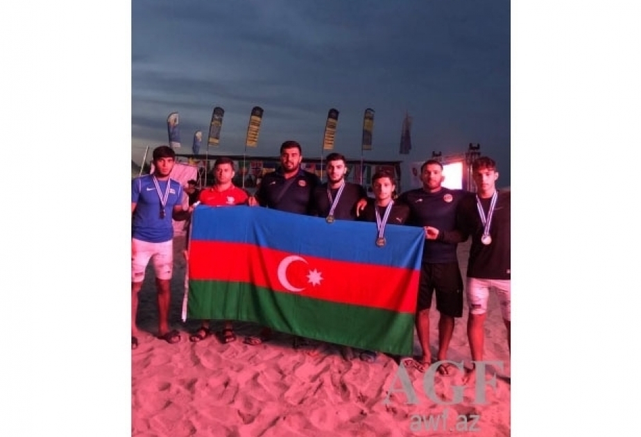 Aserbaidschanische Strandringer gewinnen vier Medaillen bei der Europameisterschaft