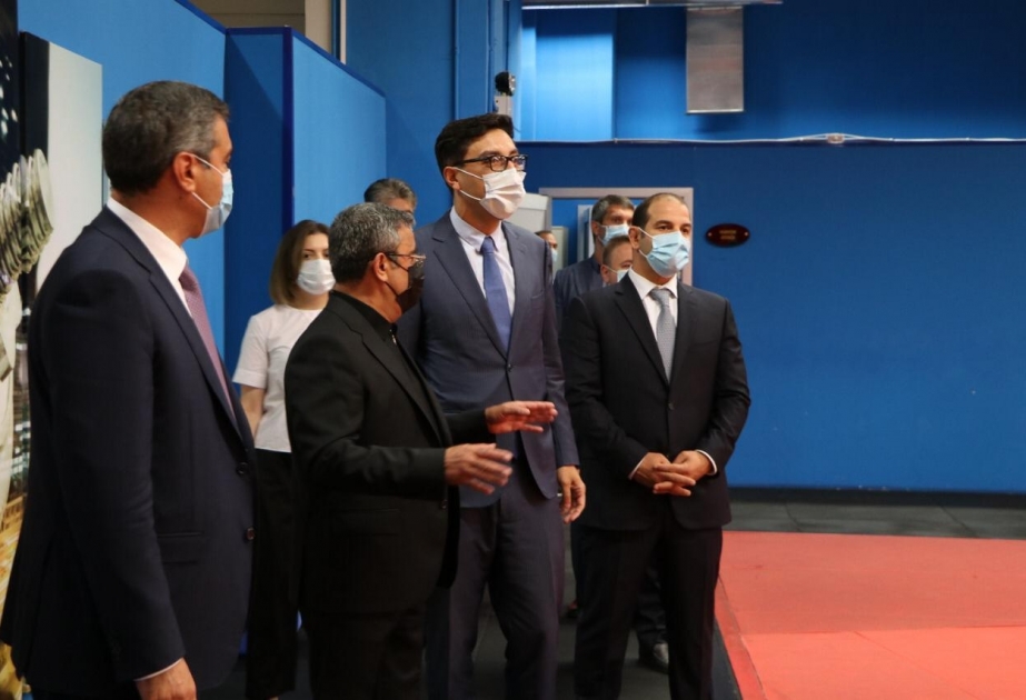 Gənclər və idman naziri Fərid Qayıbov Azərbaycan Cüdo Federasiyasının fəaliyyəti və Bakı Olimpiya Stadionu ilə tanış olub