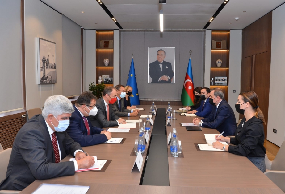Ceyhun Bayramov Avropa İttifaqının Cənubi Qafqaz üzrə xüsusi nümayəndəsi ilə görüşüb