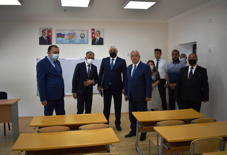 Se pone en marcha un edificio escolar en Aghdam tras importantes reparaciones