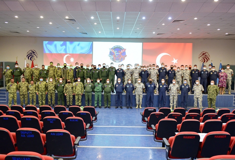 “TurAz Şahini – 2021” təlimlərinin bağlanış mərasimi keçirilib VİDEO