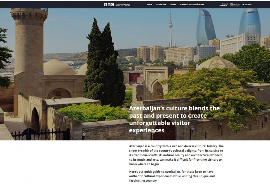 BBC News: Azerbaijan’s culture blends the past and present to create unforgettable visitor experiences