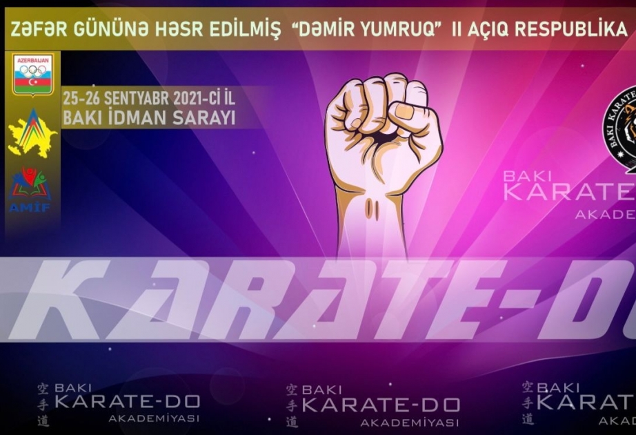 Karate-do üzrə “Dəmir yumruq” ikinci açıq respublika turniri keçiriləcək