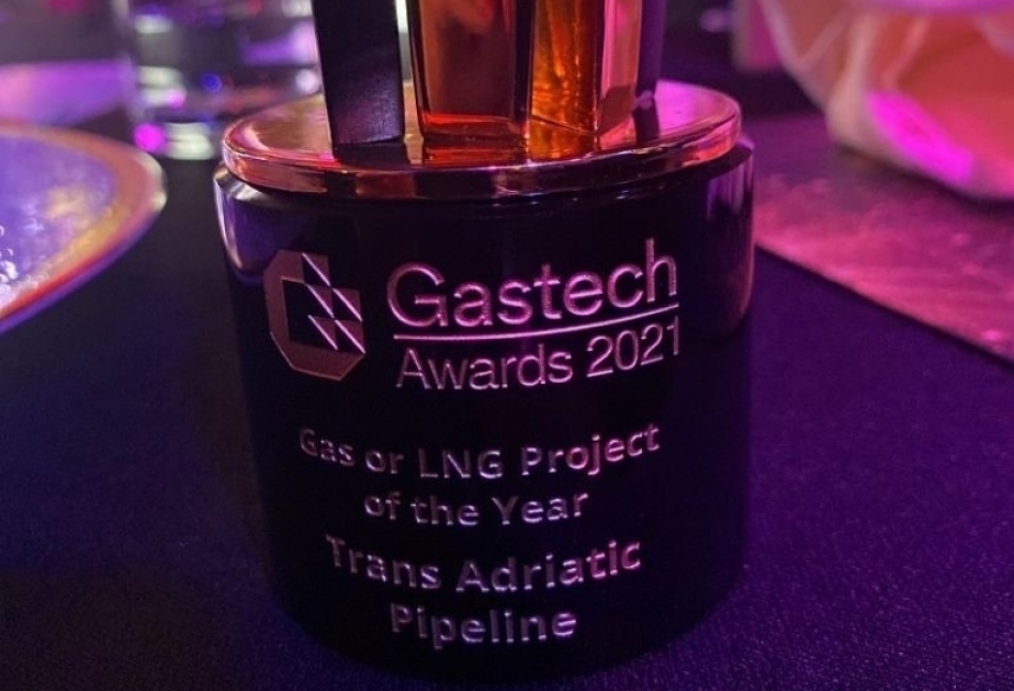 TAP receives Gas Project of Year at Gastech Awards 2021