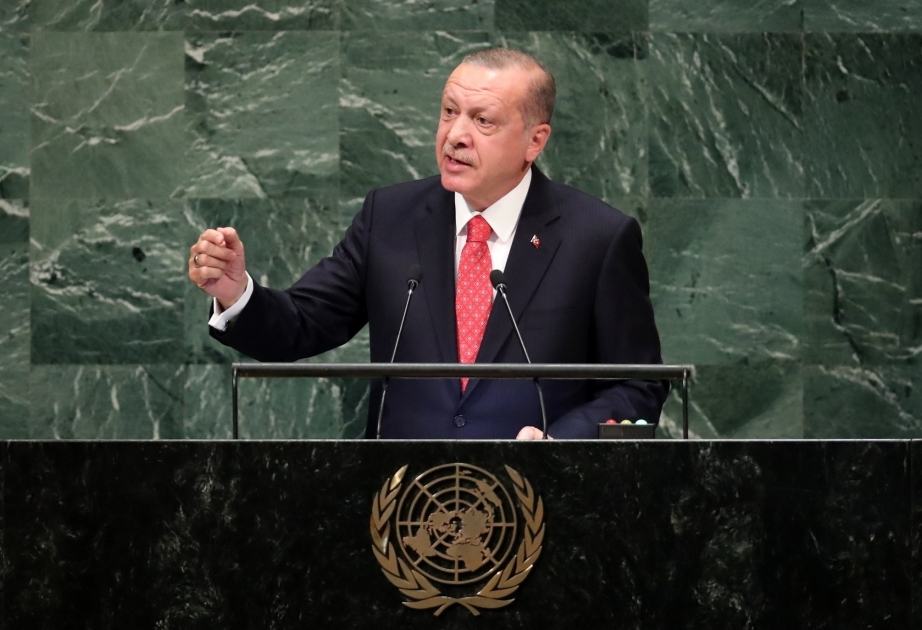 Türkiyə Prezidenti: Azərbaycan BMT Təhlükəsizlik Şurasının qətnamələrini yerinə yetirib və öz torpaqlarını azad edib