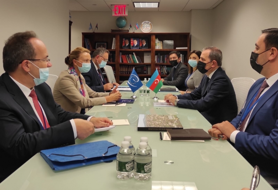Azerbaijani FM meets with Secretary General of Council of Europe