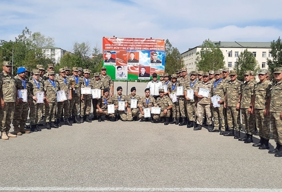 Orienteering Competition held among Azerbaijani servicemen wraps up