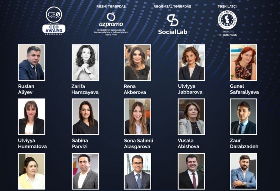 Birinci milli “CEO Award Azerbaijan” müsabiqəsinin qalibləri elan edilib