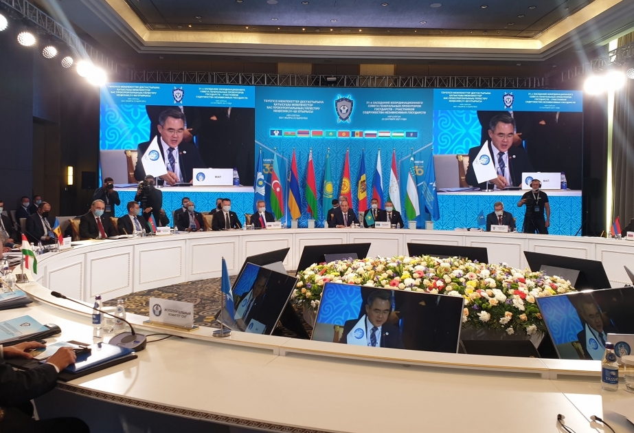 Fiscal general de Azerbaiyán asiste a la reunión del Consejo de Coordinación de Fiscales Generales de la CEI