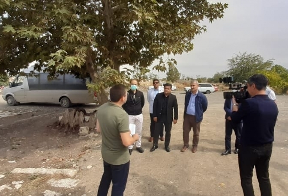 Una delegación de la Comisión Permanente Independiente de Derechos Humanos de la OCI se encuentra en Aghdam