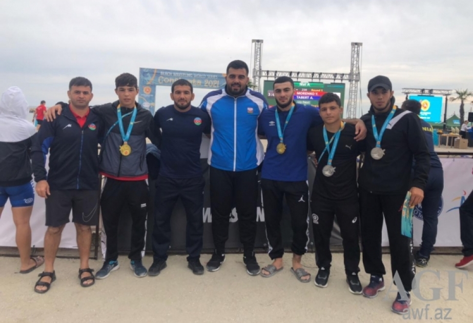 Gənc çimərlik güləşçimiz Fərid Cabbarov dünya çempionu olub