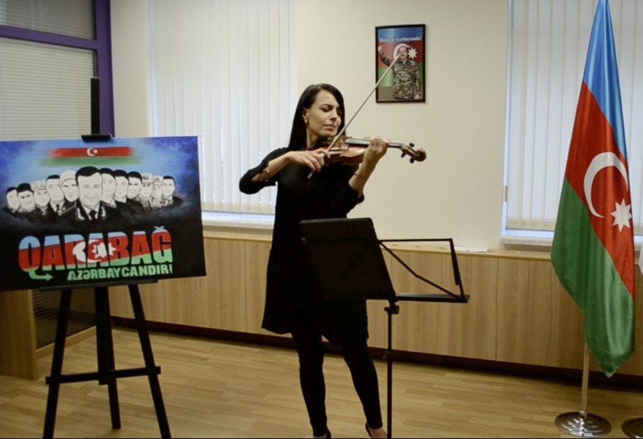 Estoniyada 44 günlük Vətən müharibəsində həlak olan şəhidlərimizin xatirəsi anılıb VİDEO