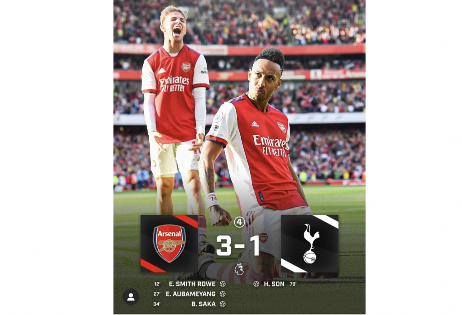 İngiltərə Premyer Liqası: “Arsenal” öz meydanında “Tottenhem”i məğlub edib