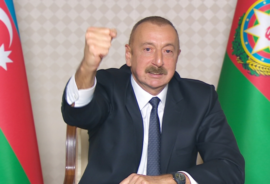 Azerbaijani President: This lesson is an eternal lesson for them and let no-one forget about that!