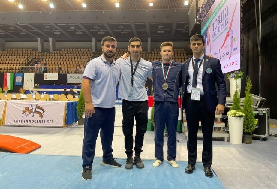 Gimnasta artística de Azerbaiyán gana el oro en Hungría