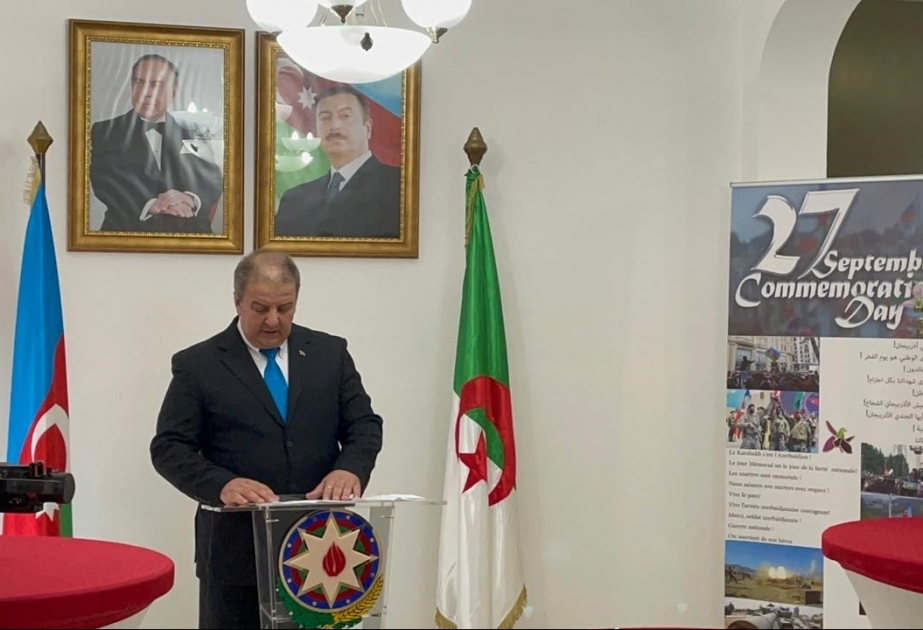 Şəhidlərimizin xatirəsi Əlcəzairdə də yad edilib