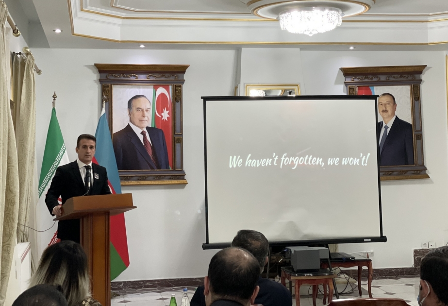Tehranda Anım Günü ilə əlaqədar mərasim keçirilib