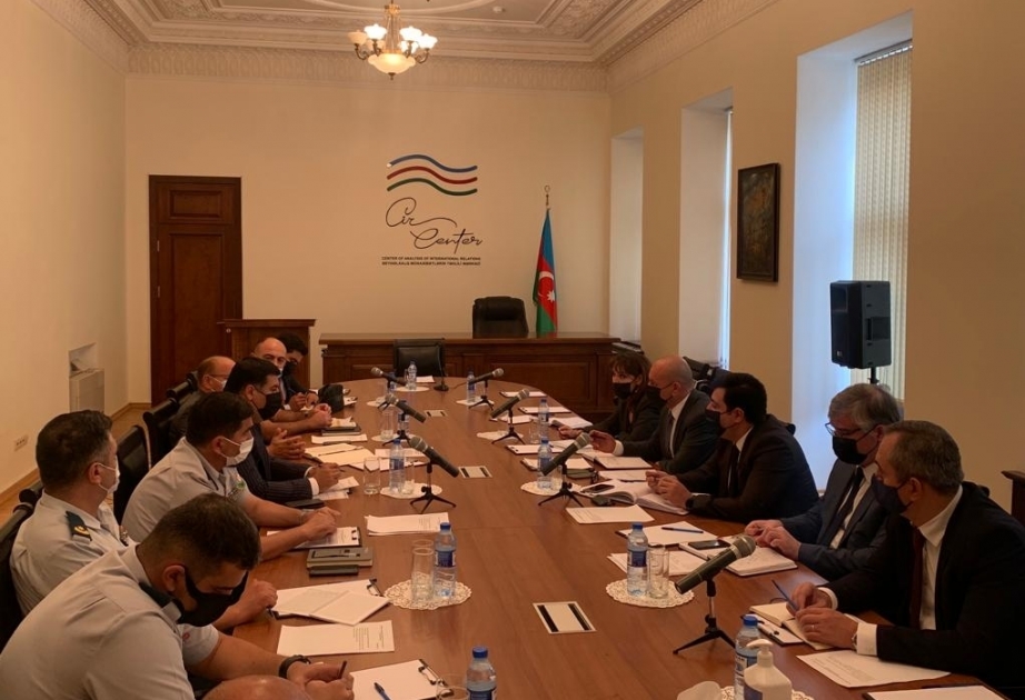 فريق العمل لتطهير اراضي أذربيجان المحررة من الاحتلال الارميني من الألغام والذخائر غير المتفجرة يعقد اجتماعا تاليا