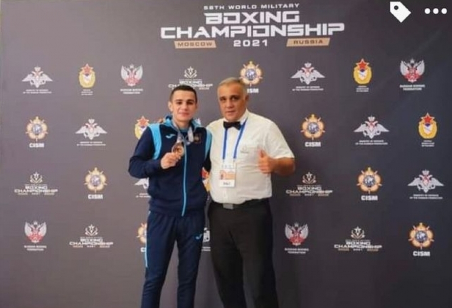 El boxeador azerbaiyano consigue el bronce en el Campeonato Mundial de Boxeo Militar
