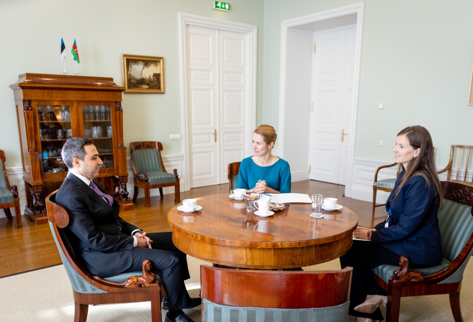 Estoniyanın Baş naziri Azərbaycanın bu ölkədəki səfirini qəbul edib