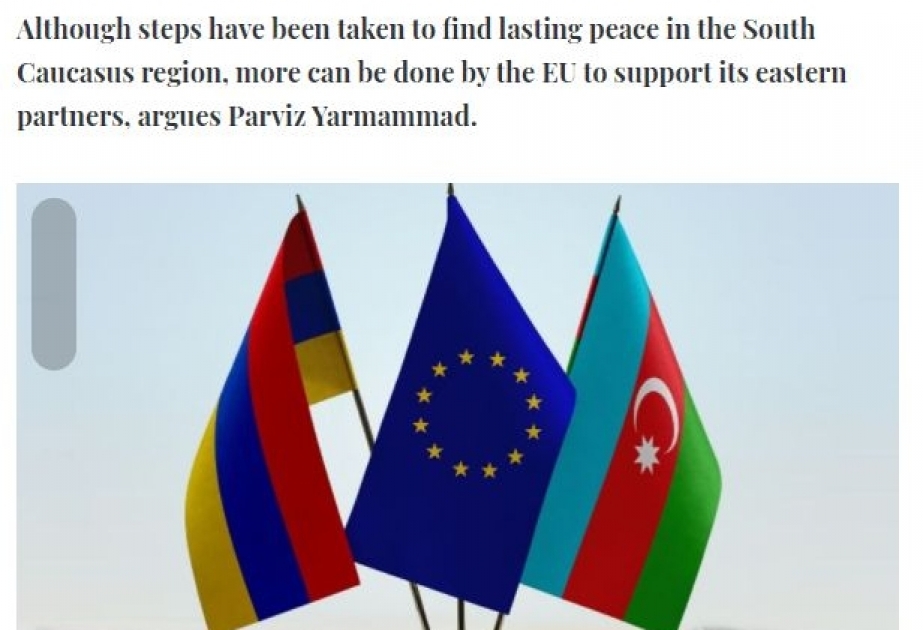 Издание The Parliament Magazine объяснило неудачу ЕС в примирении Армении и Азербайджана