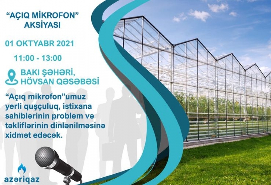 Növbəti “Açıq mikrofon” aksiyası Hövsanda təşkil olunacaq