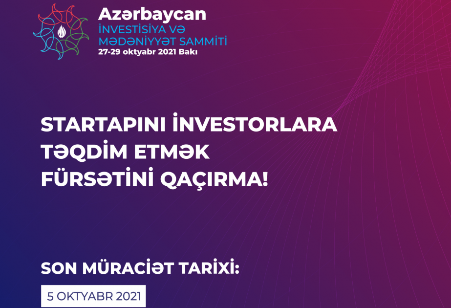 La Cumbre de Inversión y Cultura de Azerbaiyán se celebrará en octubre