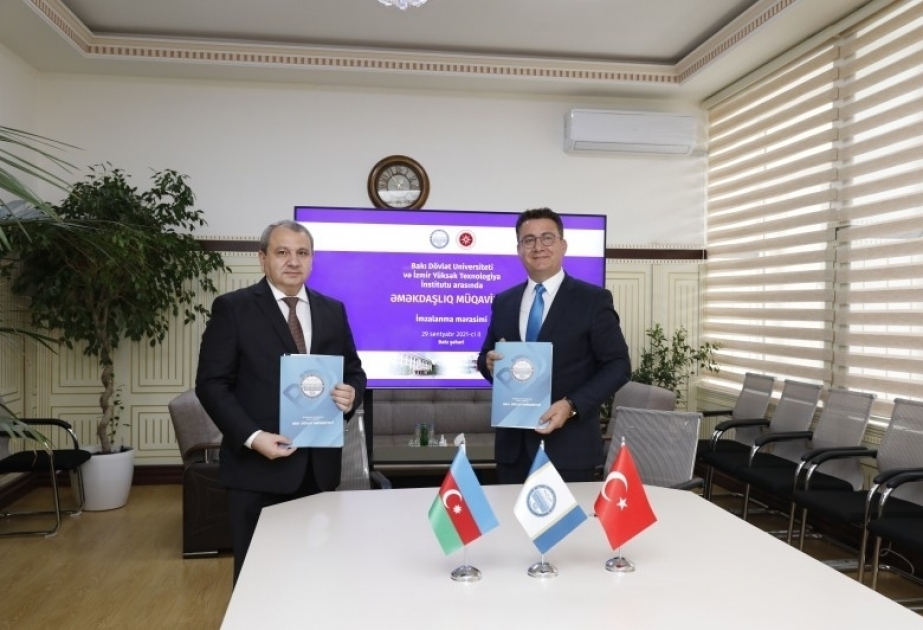 Staatliche Universität Baku kooperiert mit Institut für Hochtechnologien Izmir