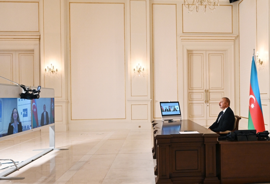 Le président azerbaïdjanais : Il est inutile de parler du statut d'une « entité » qui n'existe plus
