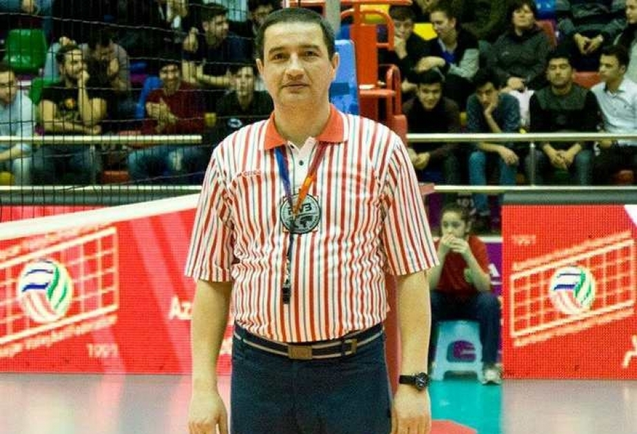 Beynəlxalq dərəcəli hakim Zaur Hacıyev CEV kuboku yarışlarına təyinat alıb
