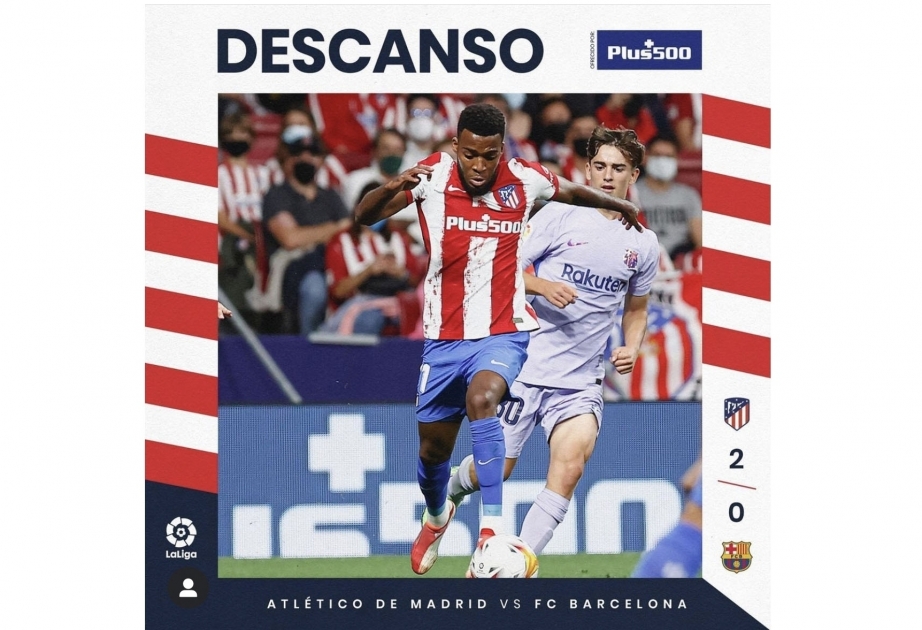 Atletico Madrid beat Barcelona 2-0 at home
