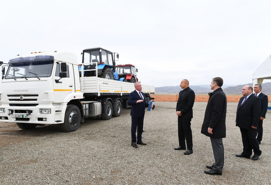 El presidente Ilham Aliyev visitó el distrito de Jabrayil