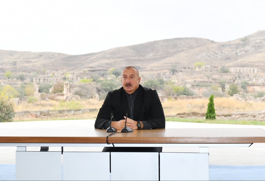 Prezident İlham Əliyev: Biz harada yerləşmişik oranı Azərbaycan ərazisi sayırıq və düz də edirik