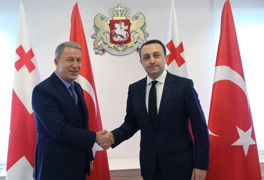 Georgian premier receives Turkish defense minister
